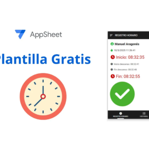 ▶️Appsheet - Consigue gratis esta App de Control horario digital