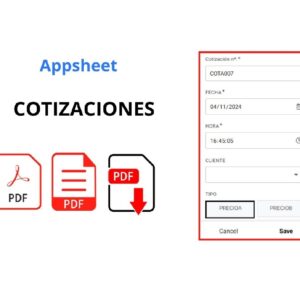 PASO A PASO - Crea tu app de COTIZACIONES con AppSheet!! GRATIS